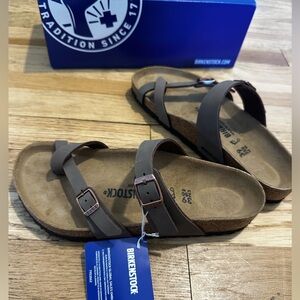 Birkenstock Mayari Sandals Mocha Size 8 NWT